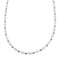 Sterling Silver Mother Of Pearl Bead Necklace AX121618